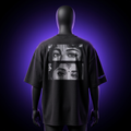 Black Oversized Tee Radharaman Edition