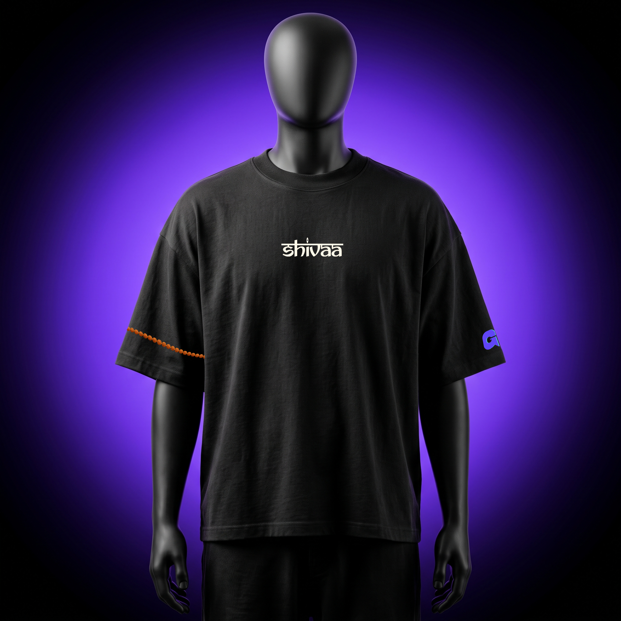 Black Oversized T-Shirt SHIVAA Edition
