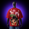 Radharaman Red Oversized Tee